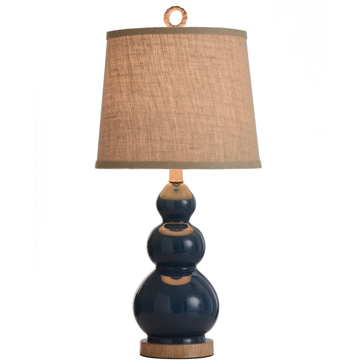 Signature 26.5 inch 60 watt Blue and Taupe Table Lamp Portable Light