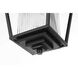 York 1 Light 10 inch Black Outdoor Pendant
