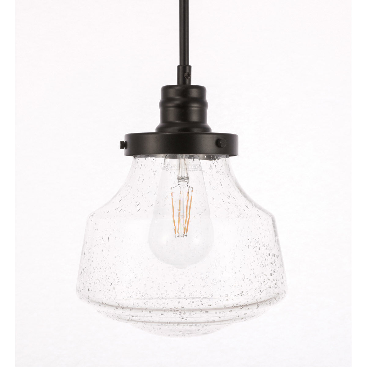 Lyle 1 Light 8 inch Black Pendant Ceiling Light