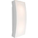 Billow 2 Light 16 inch Silver Outdoor Wall Sconce