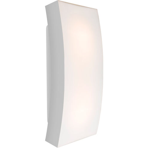 Billow 2 Light 16 inch Silver Outdoor Wall Sconce