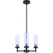 Benson 3 Light 16 inch Black Chandelier Ceiling Light