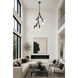 Blossom LED 19.25 inch Black Multi-Light Pendant Ceiling Light