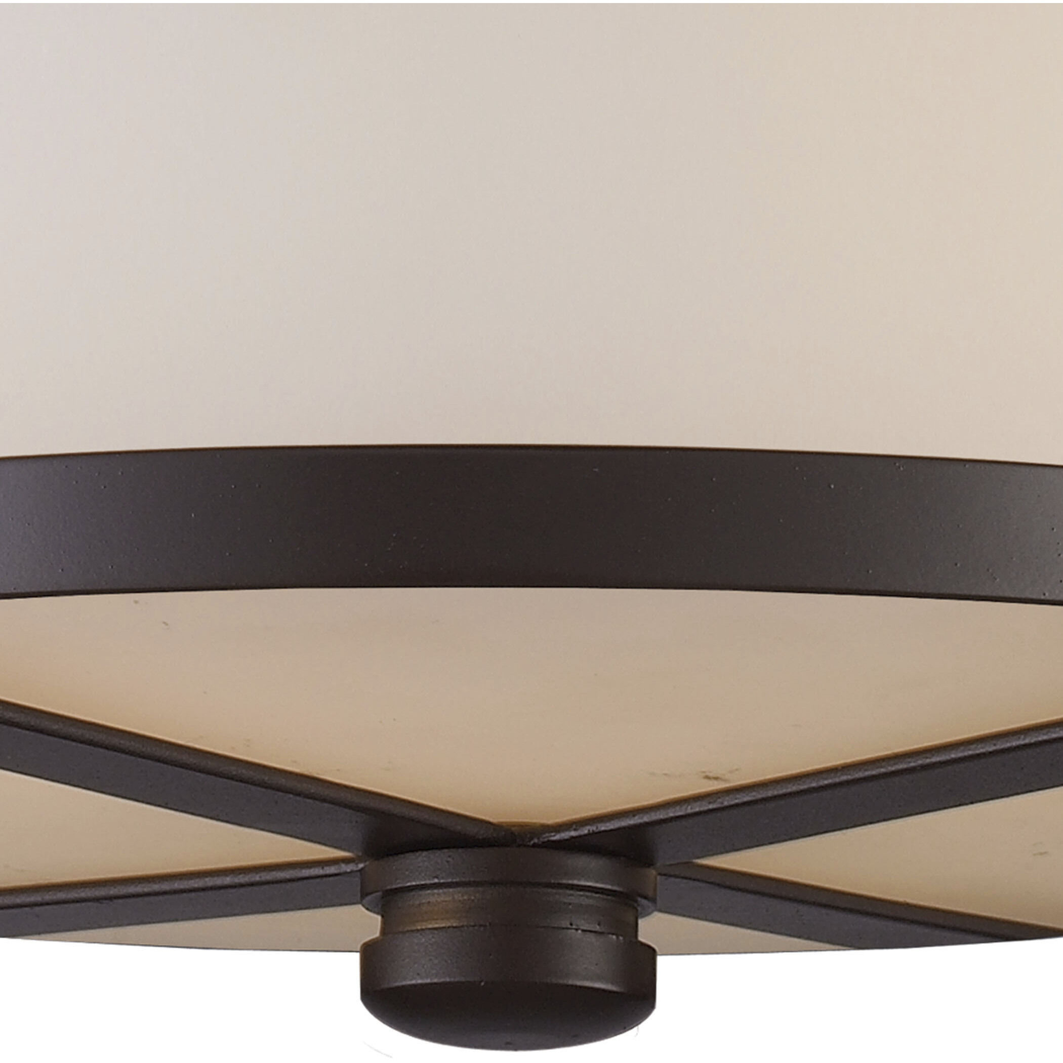 Flushmounts 2 Light 13 inch Oil Rubbed Bronze Flush Mount Ceiling Light