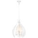 Cay 3 Light 14.38 inch Matte White Pendant Ceiling Light