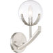 Spyglass 1 Light 6.35 inch Satin Platinum Wall Sconce Wall Light