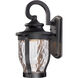 Merrimack LED 20 inch Sand Coal Outdoor Wall Mount in Black, Great Outdoors
