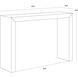 Arch 47 X 12 inch High Gloss White Console Table