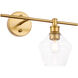 Gene 1 Light 14.7 inch Brass Wall sconce Wall Light, Right