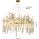 CC Series 12 Light 39.37 inch Brass Chandelier Ceiling Light