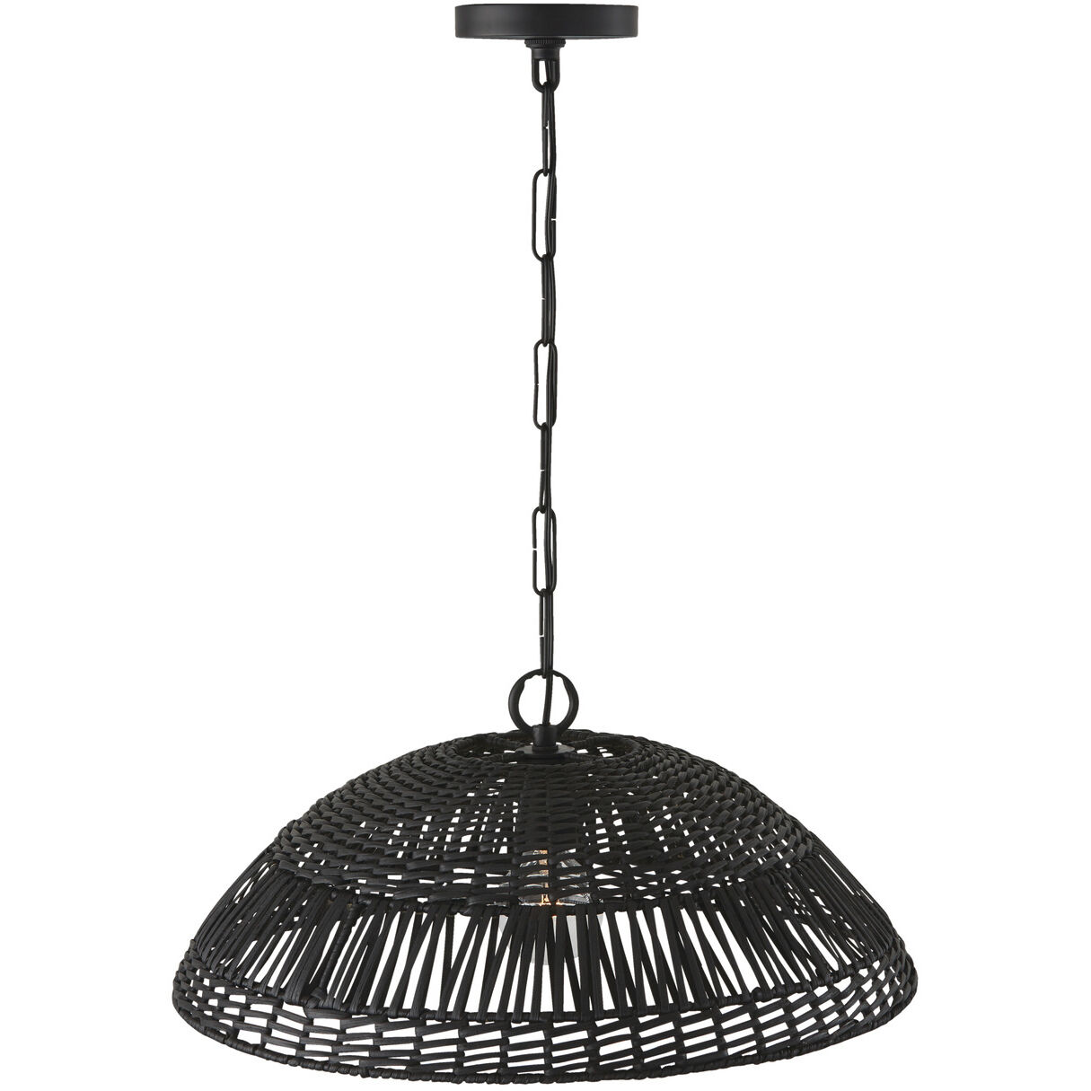 Naomi 1 Light 21 inch Matte Black Pendant Ceiling Light