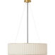 Ian K. Fowler Palati 4 Light 28 inch Hand-Rubbed Antique Brass Hanging Shade Ceiling Light, Large