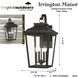 Great Outdoors Irvington Manor 4 Light 24.25 inch Chelesa Bronze Outdoor Wall Mount in Incandescent, Clear Glass, XL