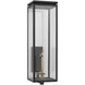 Chapman & Myers Fresno2 1 Light 30.5 inch Matte Black Outdoor Bracketed Gas Wall Lantern, Grande