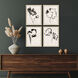 Botanical Silhouettes Black and Beige and Neutral and Multi Framed Art, Propac