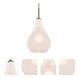 Leon 1 Light Bronze Pendant Ceiling Light 
