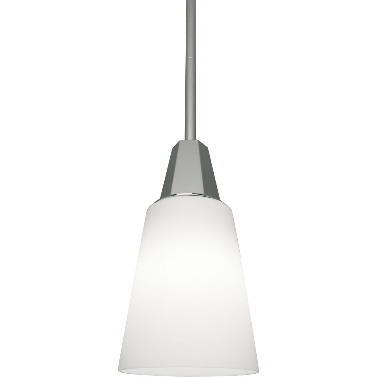 Wheatley 1 Light 6.25 inch Polished Chrome Pendant Ceiling Light in Cased White Glass