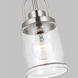 Anders 1 Light 4.75 inch Brushed Nickel Mini-Pendant Ceiling Light