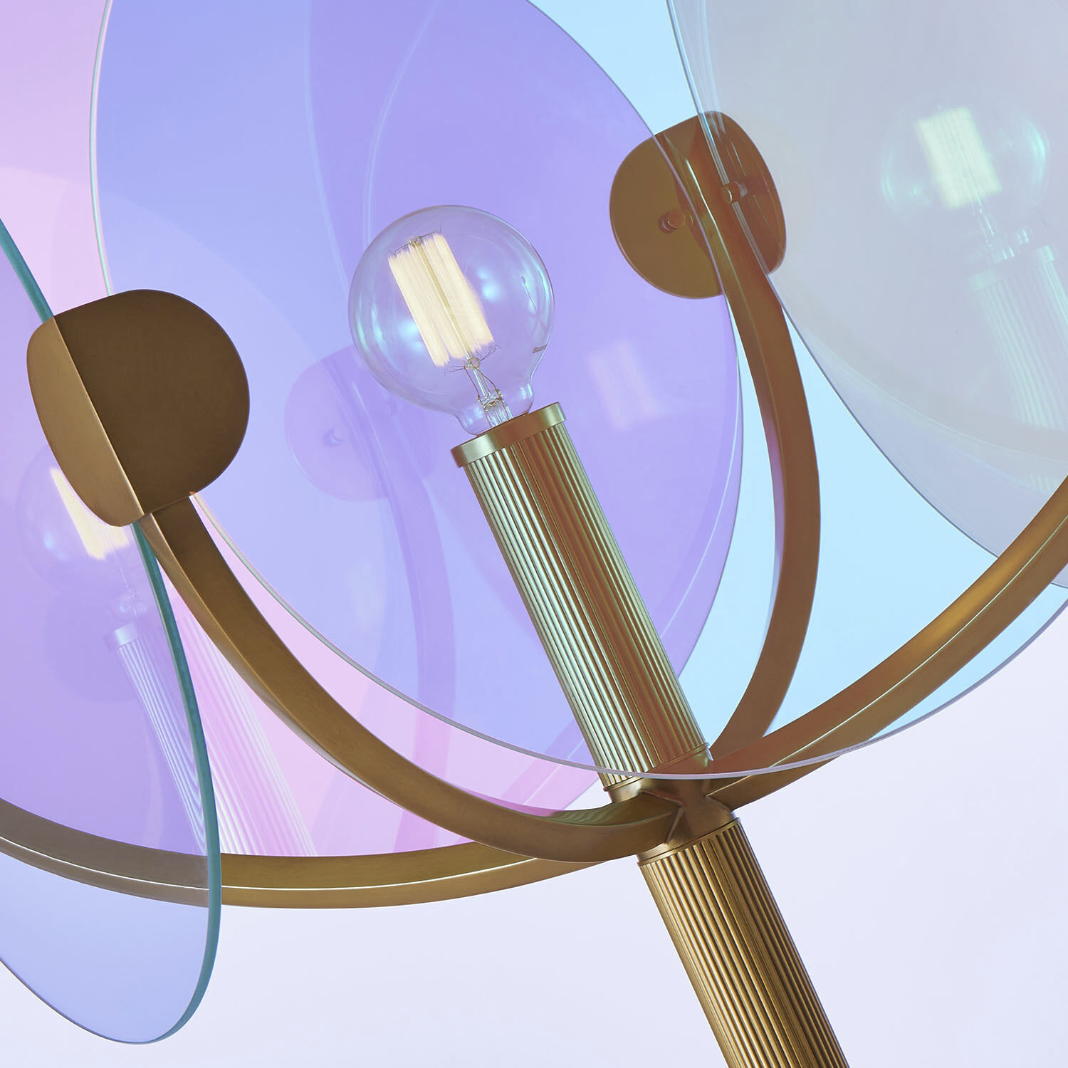 Chroma 68 inch 60.00 watt True Brass Floor Lamp Portable Light