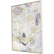 Abstract Blue and Beige and Neutral and Purple Canvas
