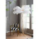 Anita 81.9 inch 3.00 watt White/Gold Floor Lamp Portable Light