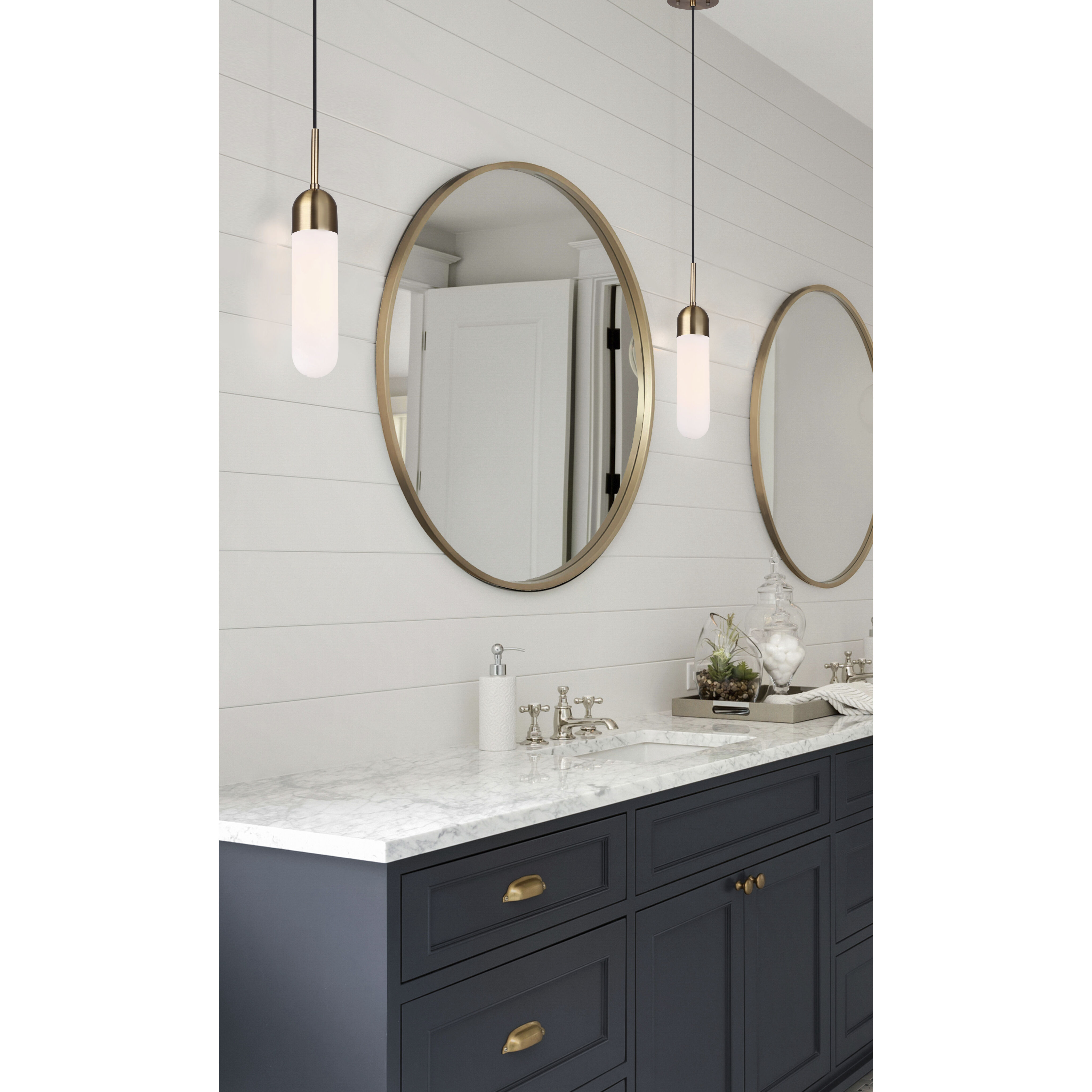 Bevin 1 Light 4.75 inch Gold Pendant Ceiling Light