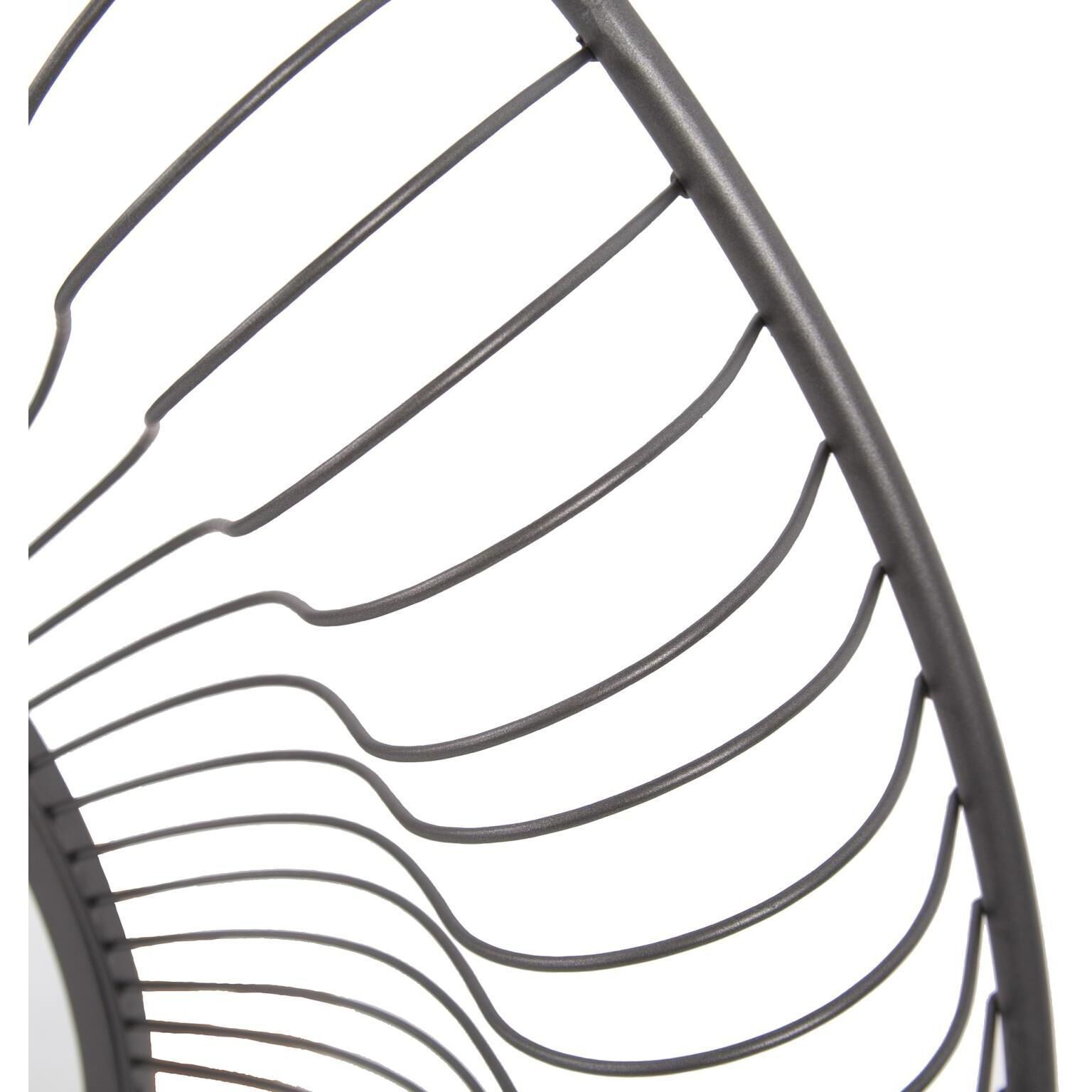 Othello 39.75 X 39.75 inch Graphite Mirror