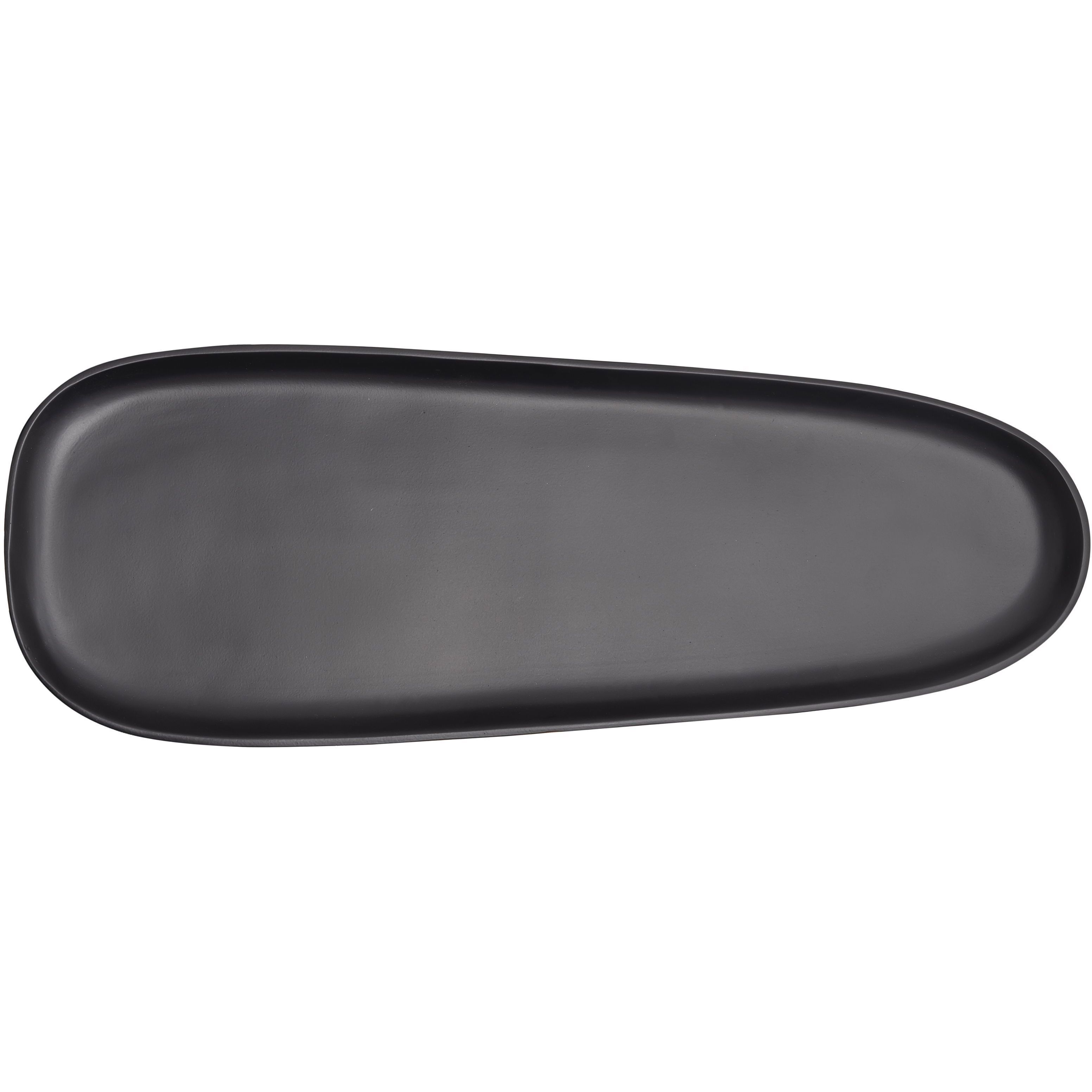 Blain Matte Black Tray, Set of 2