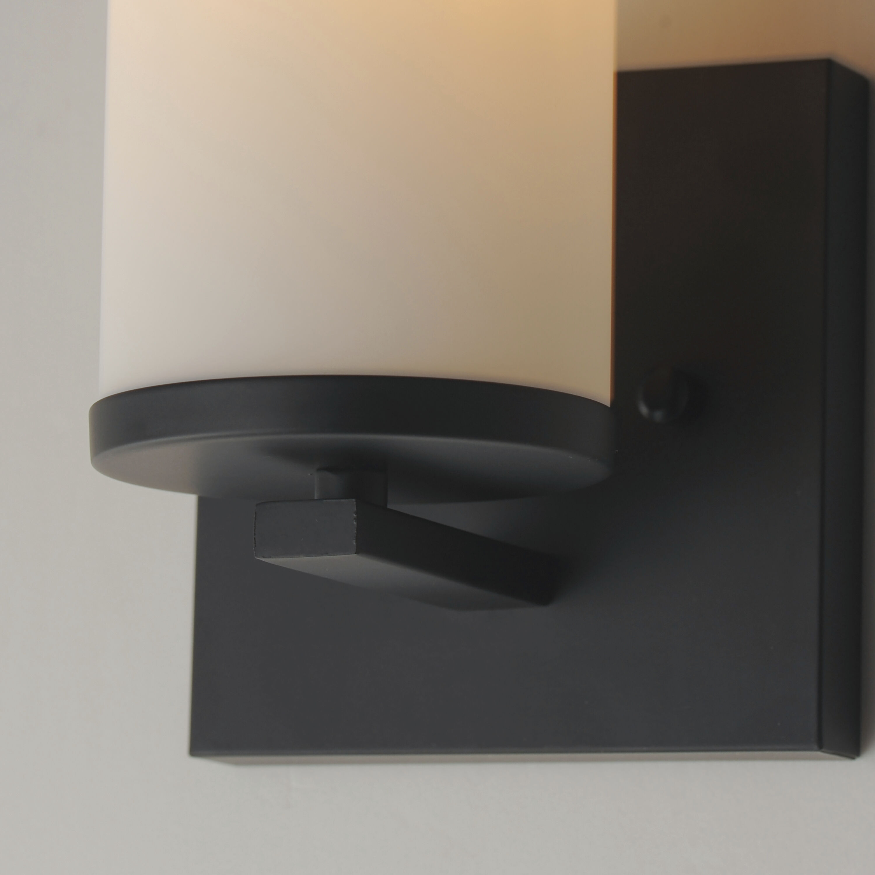 Lateral 1 Light 5 inch Black Wall Sconce Wall Light in Satin White