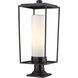 Sheridan 1 Light 24.5 inch Black Outdoor Pier Mounted Fixture