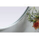 Asha 36 X 30 inch Silver Mirror in 30 x 36