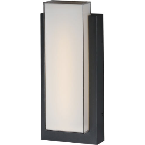 Tower LED 18 inch Black Outdoor Wall Sconce