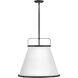 Lexi 3 Light 24.5 inch Black Indoor Chandelier Ceiling Light