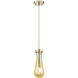 Downtown Urban Owego 1 Light 4.75 inch Champagne Bronze Pendant Ceiling Light in Mercury