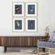 Propac Blue and Green and Multi and Orange Framed Art, Propac
