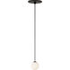 Sean Lavin Orbet LED 3 inch Nightshade Black Pendant Ceiling Light