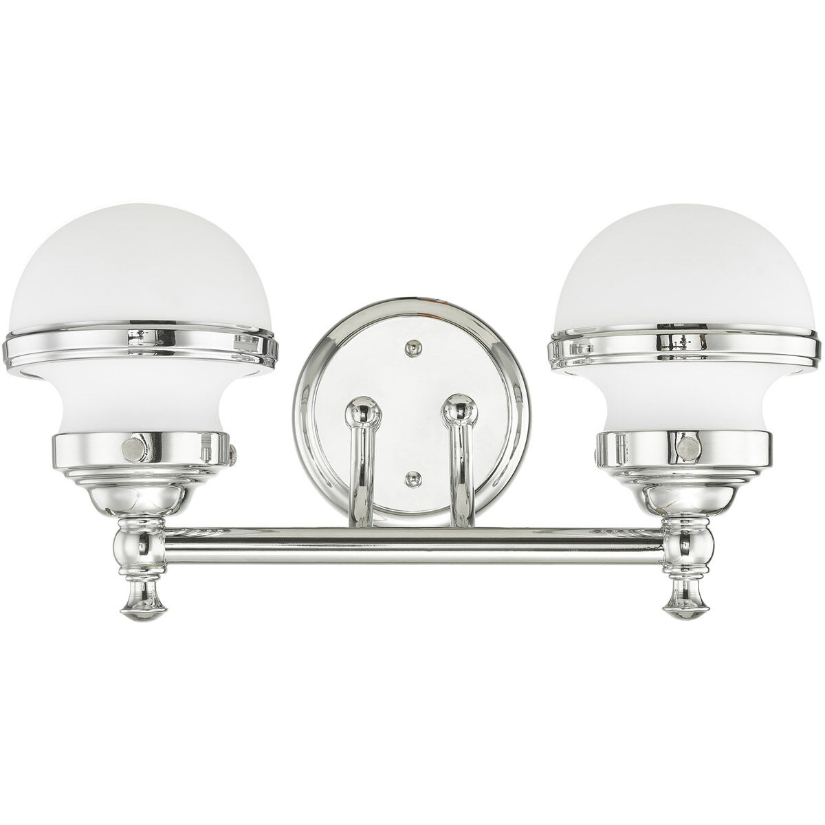 Oldwick 2 Light 15 inch Polished Chrome Bath Vanity Wall Light