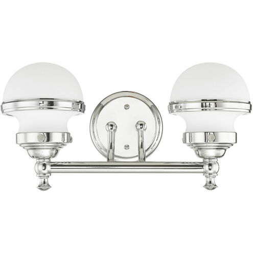 Oldwick 2 Light 15 inch Polished Chrome Bath Vanity Wall Light