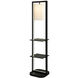 Anita 74.2 inch 60.00 watt Black/White Floor Lamp Portable Light