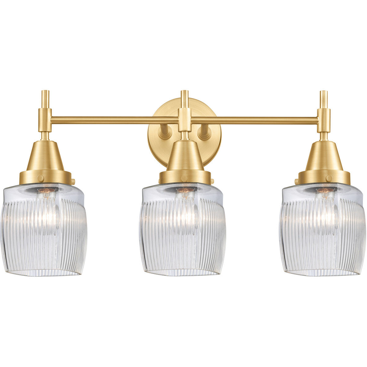 Caden LED 24 inch Satin Gold Bath Vanity Light Wall Light