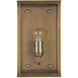 Royster 1 Light 13.75 inch Antique Brass Outdoor Wall Sconce
