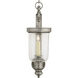 Chapman & Myers Georgian 1 Light 7.5 inch Antique Nickel Hurricane Wall Sconce Wall Light, Small
