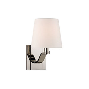 Clayton 1 Light 6 inch Polished Nickel Wall Sconce Wall Light