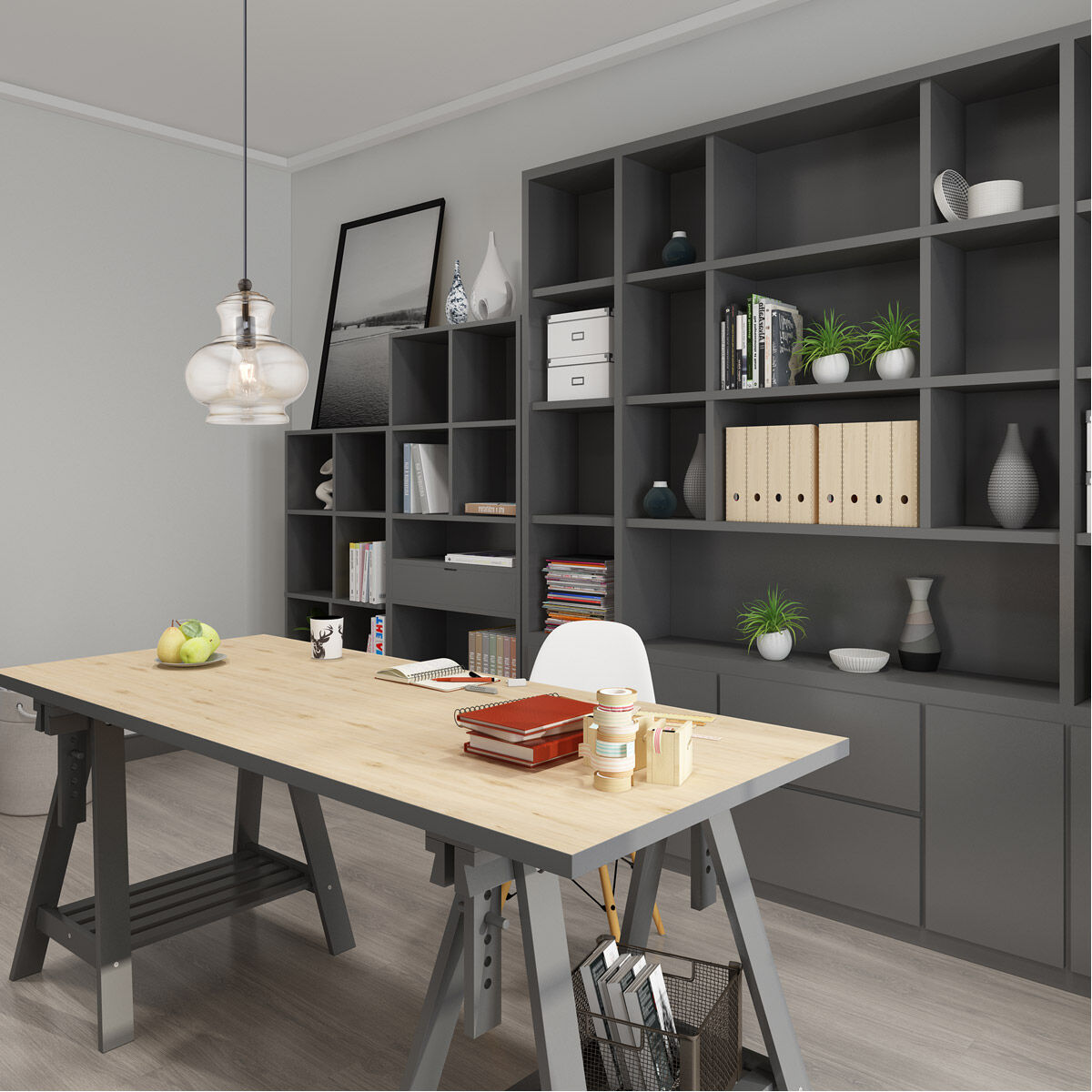 Art Glass 1 Light 10 inch English Bronze Mini Pendant Ceiling Light