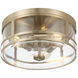 Lunden 3 Light 13.00 inch Flush Mount