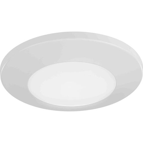 Emblem LED 7.25 inch Satin White Flush Mount Ceiling Light in Matte White, Progress LED