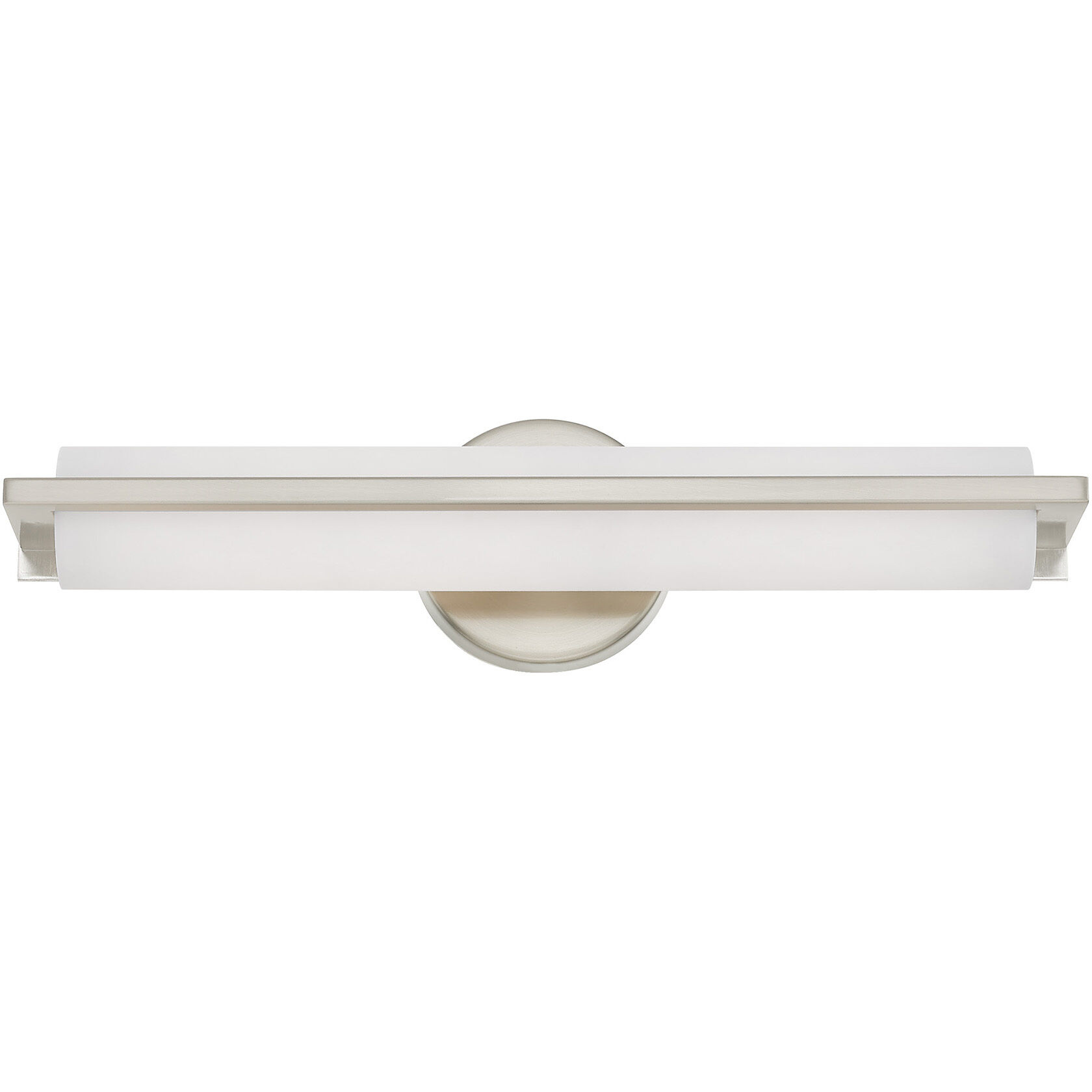 Visby LED 4 inch Brushed Nickel ADA Bath Vanity Wall Light