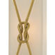Ariadne 1 Light 6 inch Contemporary Gold Leaf Wall Sconce Wall Light