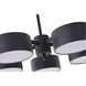 Canada LED 24 inch Black LED Chandelier Ceiling Light