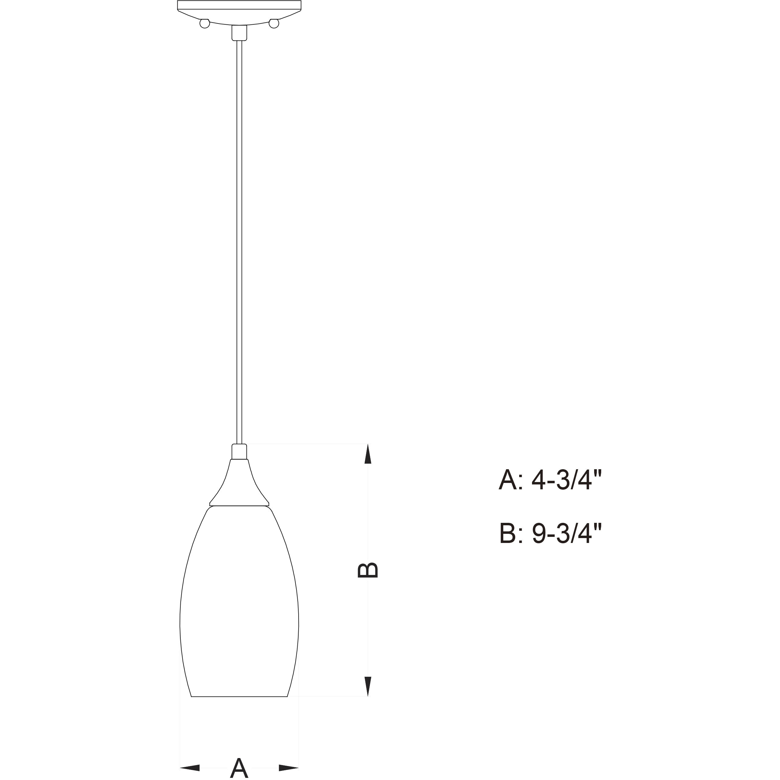 Milano LED 4.75 inch Satin Nickel Mini Pendant Ceiling Light